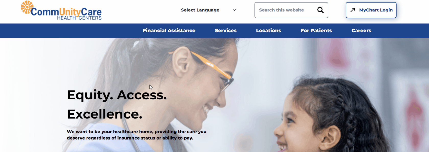 gif shows mega menu in action